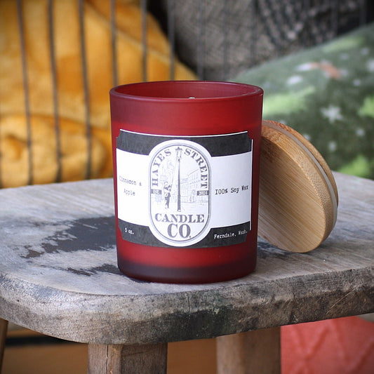 Cinnamon & Apple - 100% Soy Wax Candle - 5 oz