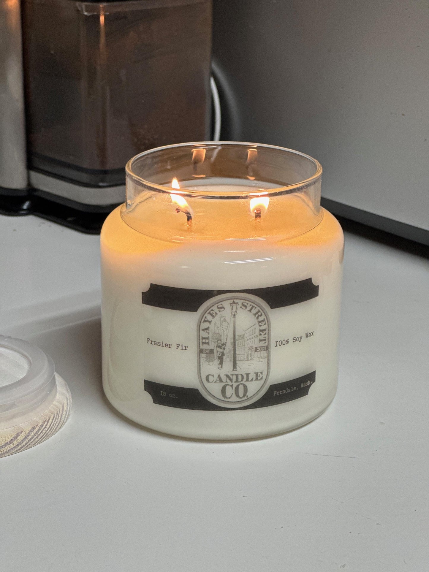 Set of Four Apothecary Jar Candles - 18 oz - 100% Soy Wax - Choose 4 and Save
