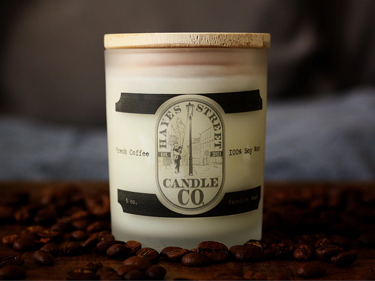Fresh Coffee - 100% Soy Wax Candle - 5 oz