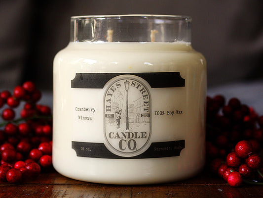 Cranberry Mimosa - 100% Soy Wax Candle - 18 oz