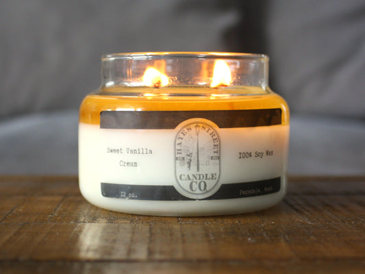 Set of Four Apothecary Jar Candles - 12 oz - 100% Soy Wax - Choose 4 and Save