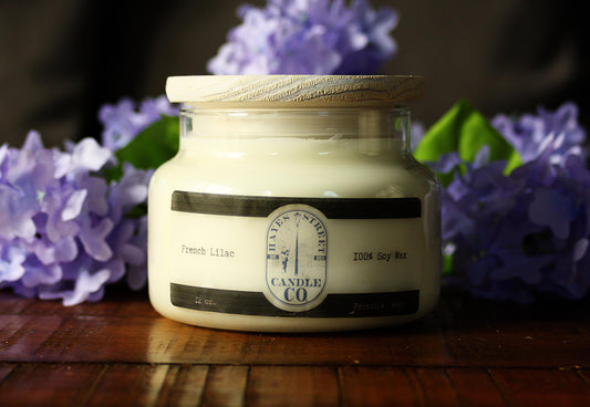 French Lilac - 100% Soy Wax Candle - 12 oz