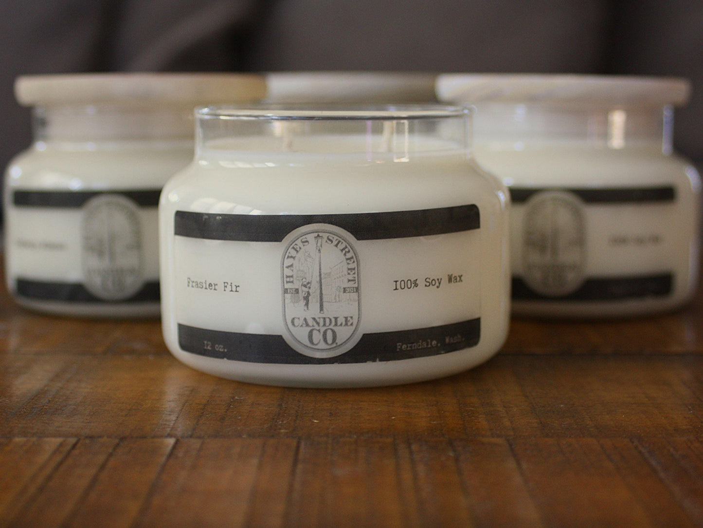 Set of Four Apothecary Jar Candles - 12 oz - 100% Soy Wax - Choose 4 and Save