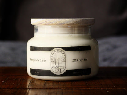 Pomegranate Cider - 100% Soy Wax Candle - 12 oz