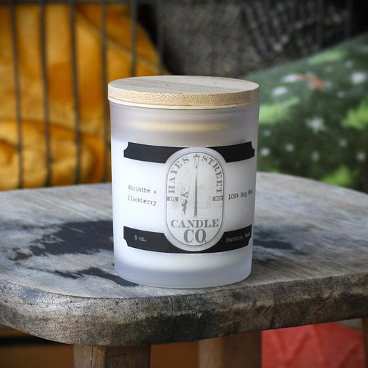 Absinthe and Blackberry - 100% Soy Wax Candle - 5 oz