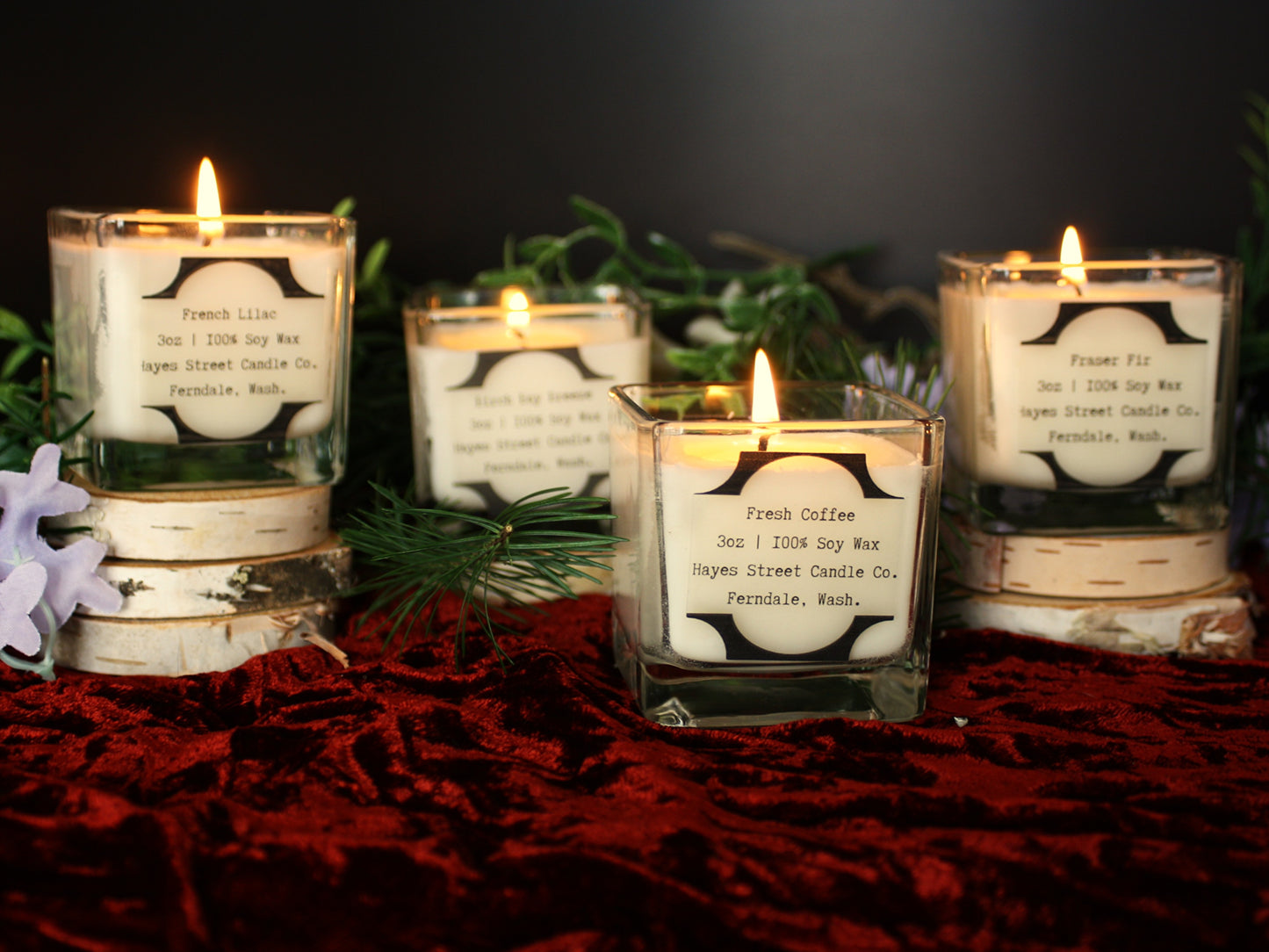 Customer Favorites - Set of 4 - 100% Soy Wax Candles