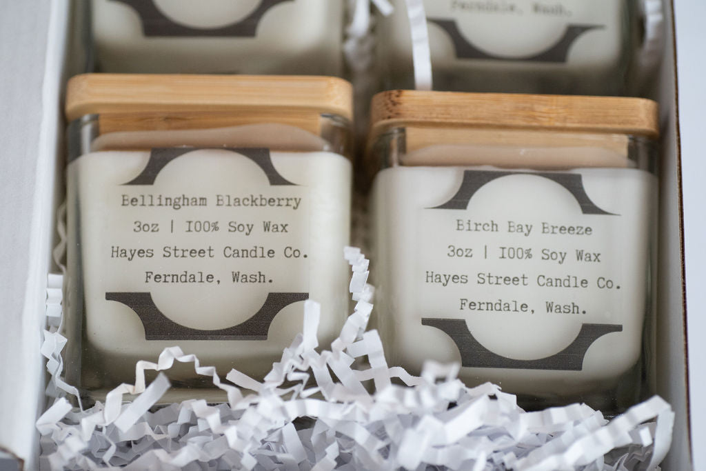 Inspired by Whatcom County - Set of 4 - 100% Soy Wax Candles