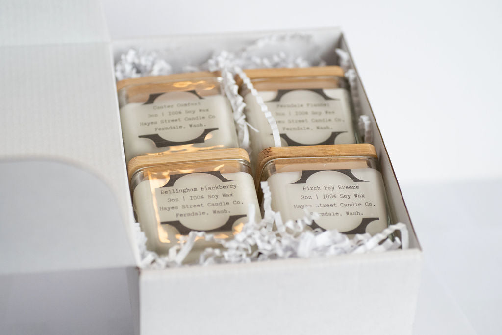 Inspired by Whatcom County - Set of 4 - 100% Soy Wax Candles
