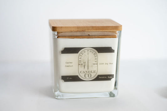 Custer Comfort - 100% Soy Wax Candle - 17 oz