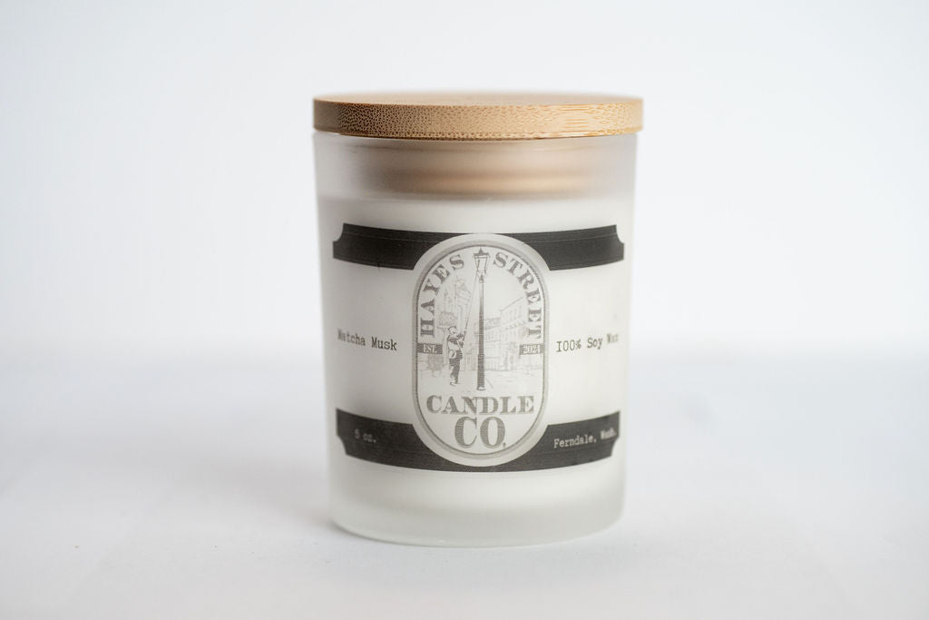 Matcha Musk - 100% Soy Wax Candle - 5 oz
