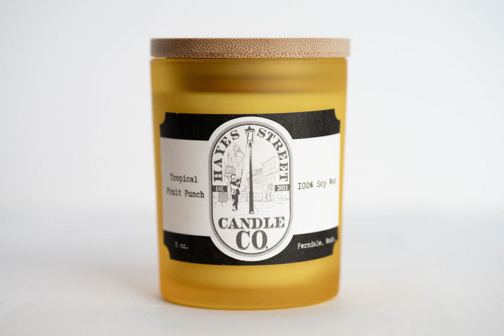Tropical Fruit Punch - 100% Soy Wax Candle - 5 oz