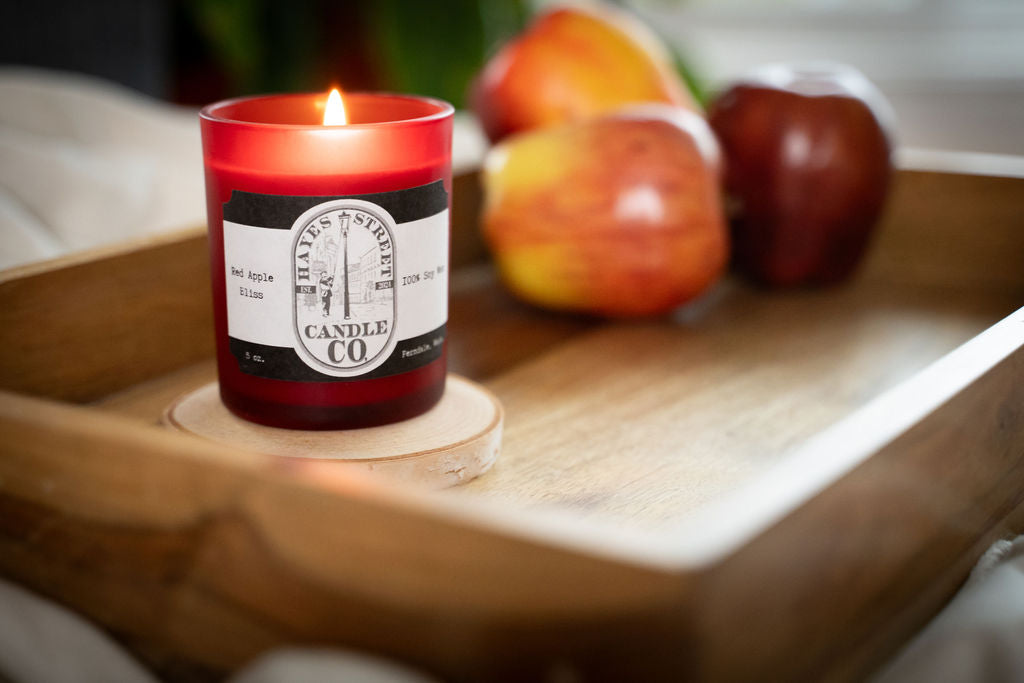 Red Apple Bliss - 100% Soy Wax Candle - 5 oz