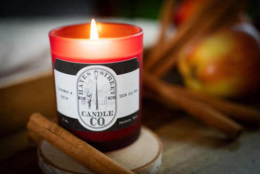 Cinnamon & Apple - 100% Soy Wax Candle - 5 oz