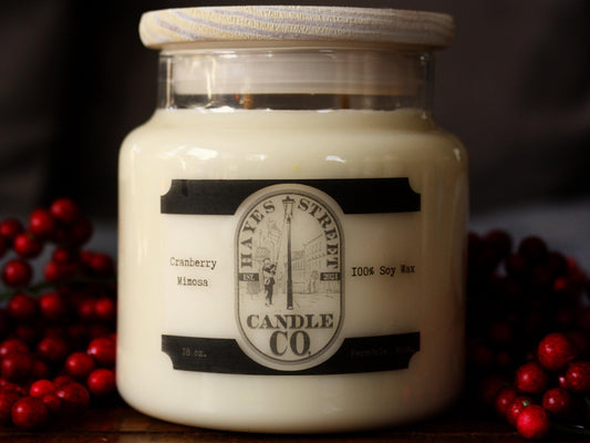 Cranberry Mimosa - 100% Soy Wax Candle - 18 oz