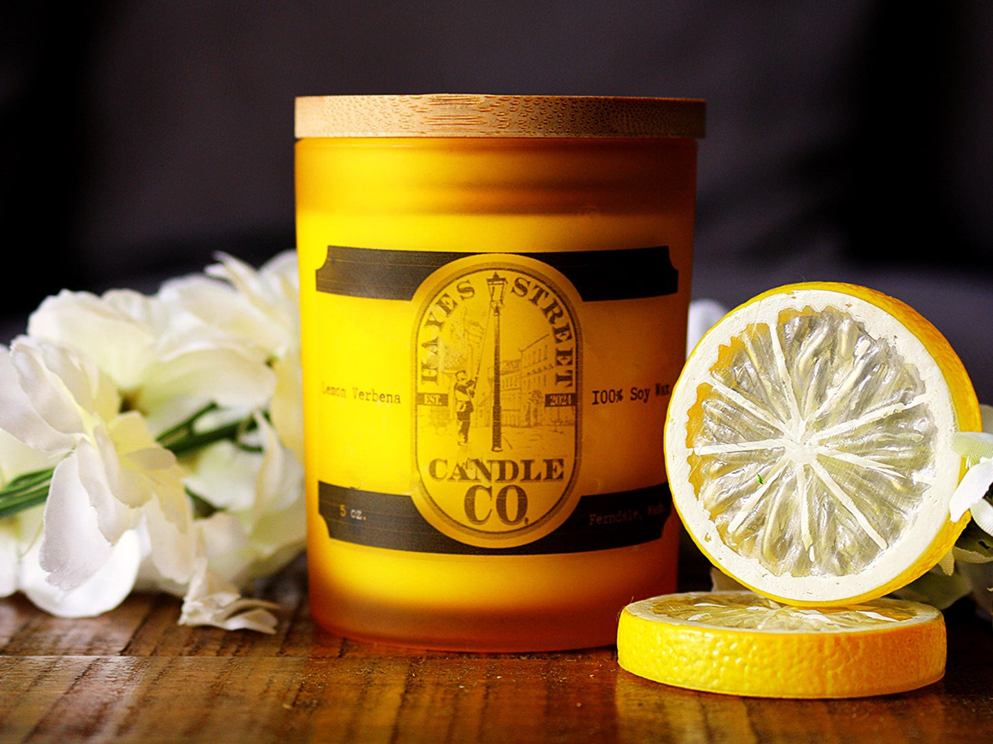 Lemon Verbena - 100% Soy Wax Candle - 5 oz