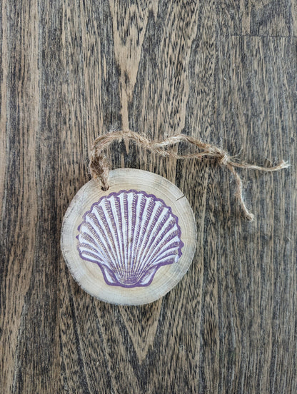 Sea Shell Driftwood Ornament
