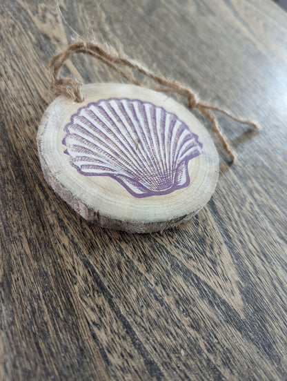 Sea Shell Driftwood Ornament